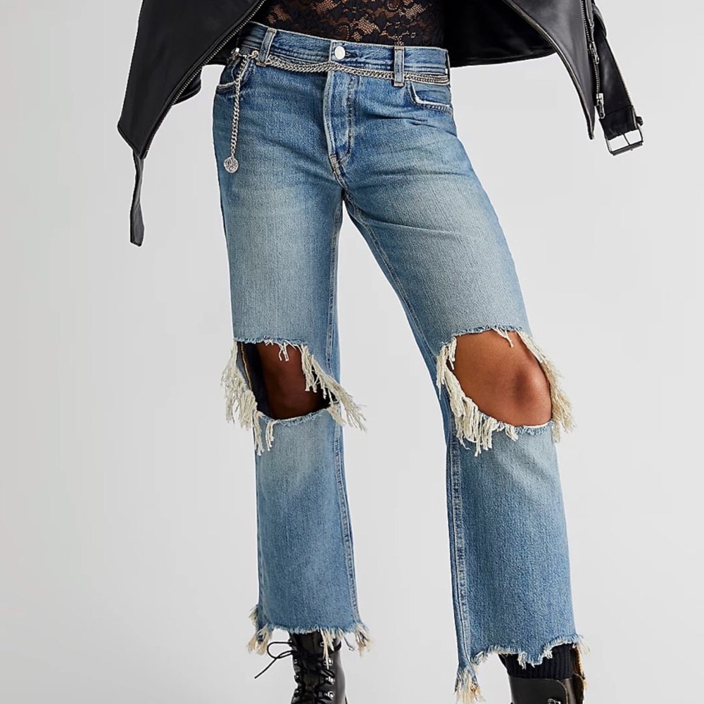 maggie mid-rise straight leg jeans